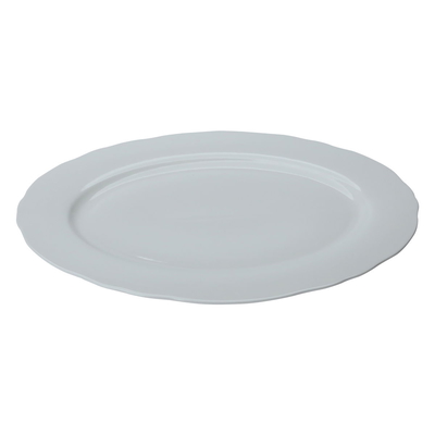 Al Saif Gallery porcelain plate, 14 inches, oval - white product image 3