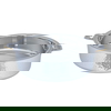 Steel Maxima Taj Food Container, 6 Liter, 35 cm, Round - Silver product image 2