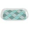 Al Saif Gallery Melamine Tofia with White Edges, 34 x 23 x 3 cm, Rectangle - Green product image 2