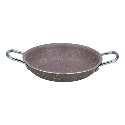 Al Saif Gallery granite frying pan, 14 cm, steel handles - brown product image 2