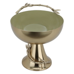 Al Saif Gallery Steel Serving Bowl, 23 x 23 x 22.5 cm, Round, Base - Gold product image 2