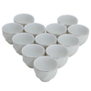 Al Saif Gallery Porcelain Coffee Cup Set, 12 Pieces - White And Golden product image 2