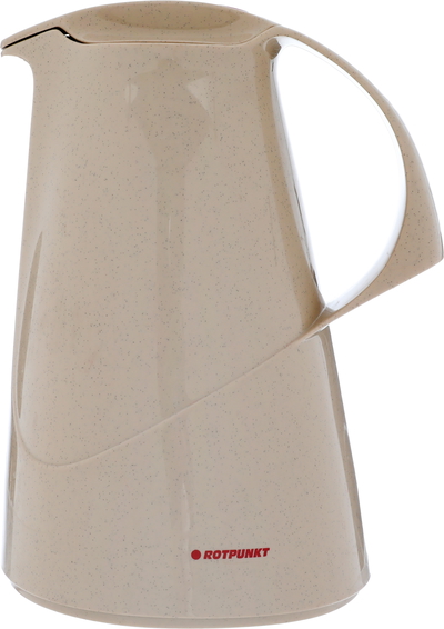 Rotpont glass thermos, 1 liter, plastic outer shell - brown product image 1