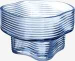 Al Saif Gallery Glass Dessert Serving Dish, 16.8 X 16.8 X 11 Cm - Light Blue product image 4