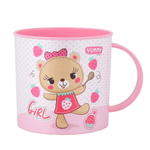 Al Saif Gallery Plastic Children's Cup, 280 ml, Handle - Pink product image 1