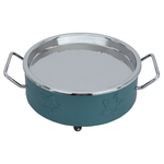 Al Saif Gallery Steel Food Warmer, 26 x 18 x 14 cm, Double - Blue product image 1