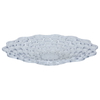 Al Saif Gallery plastic fruit plate, 40 x 40 x 5.4 cm, round - transparent product image 1