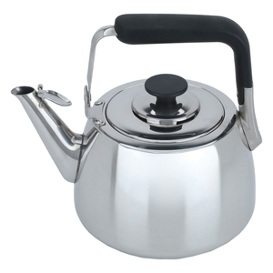 Al Saif Gallery Steel Teapot, 1.5 Liter, Black-Silver Handle product image