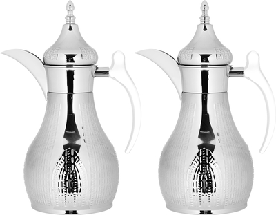 Al Saif Gallery Haila Steel Thermos Set, 1.2/1.2L, 2 Pieces - Silver product image 1