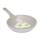 Rocky granite frying pan, 24 cm - cream product image 1