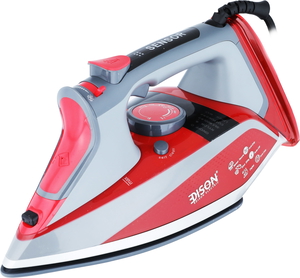 Edison Aj2089R Ceramic Steam Iron, 350Ml, 2200W, 304 X 120 X 162Mm - Red product image