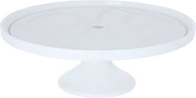 Al Saif Gallery porcelain cake serving stand, round, lid, plates - white product image 7