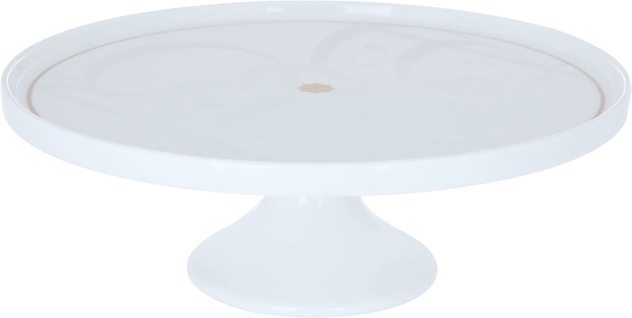 Al Saif Gallery porcelain cake serving stand, round, lid, plates - white product image 7