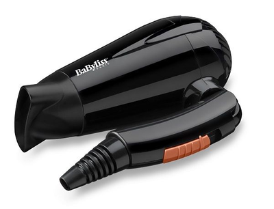 مجفف الشعر بيبي ليس، 2000 واط، 2 مستويات حرارية، سرعتين، مقبض قابل للطي - أسود product image 3
