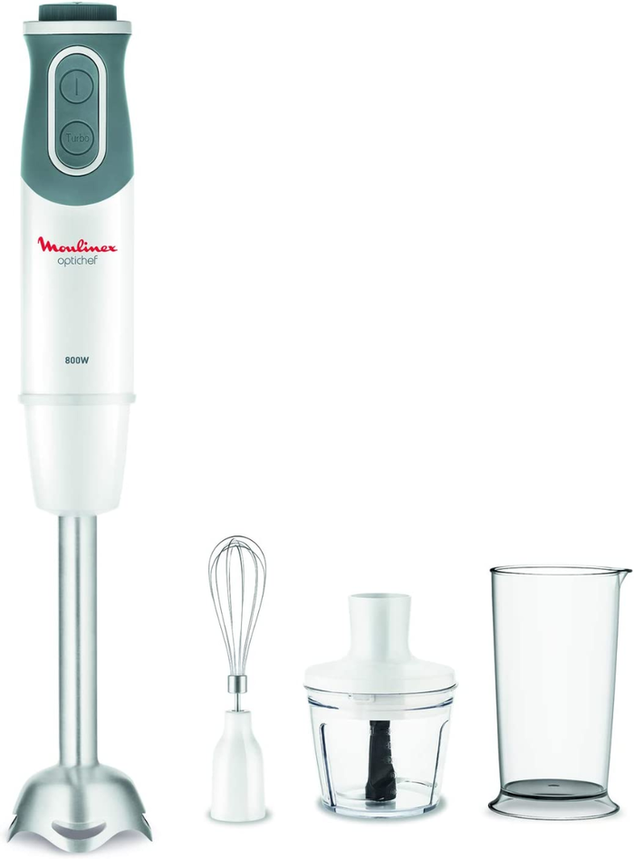 Moulinex Hand Blender, 800 Watts, 20 Speeds - White product image 1