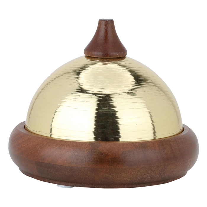 Tamriya with a golden wooden lid + Alsaif Gallery steel, 14x14x9 cm, gold/brown product image 1