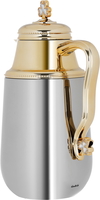 Al Saif Gallery Plastic Thermos Set (Fatima), 1 liter - 0.75 litres, 2 pieces - silver product image 3