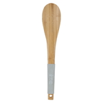 Al Saif Gallery wooden serving spoon, with silicone handle - grey product image 1