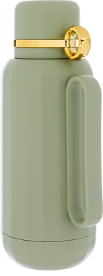 Timeless Glass Thermos, 1 Liter, Plastic Exterior - Olive Green product image 2