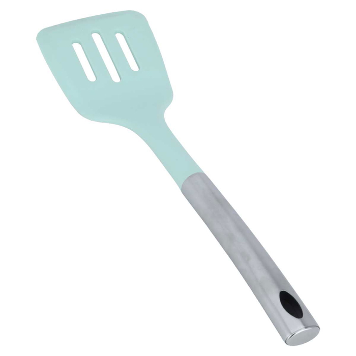 Al Saif Gallery Silicone Serving Spoon, Steel Handle - Green product image 2