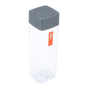 Al Saif Gallery plastic bottle, with a grey, square lid - transparent product image