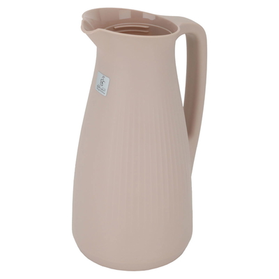 Al Saif Gallery Manal Timeless Glass Thermos, 1 Liter, Plastic Body - Light Brown product image 4