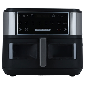 Edison Double Air Fryer, 10L, 2600W, 8 Functions, SAF-5515DTW - Black product image