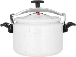 Al Saif Plus Granite Pressure Cooker, 7 Liters - White product image