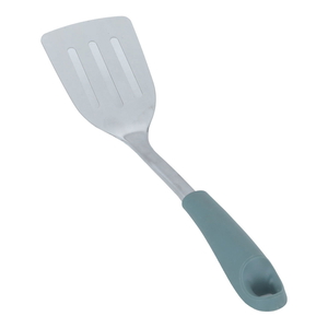 Al Saif Gallery steel spoon, with silicone handle - green product image