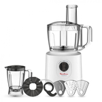 Moulinex food processor, 800 Watt, electric - white product image 1