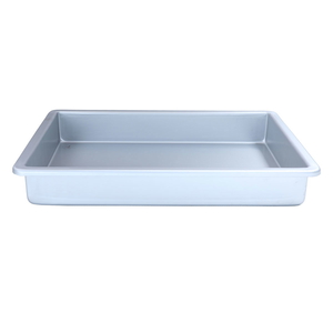 Al Saif Gallery Aluminum Cake Pan, 33X22X5 Cm - Silver product image