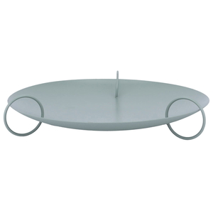 Al Saif Gallery Steel Flat Bowl, Round - Green product image