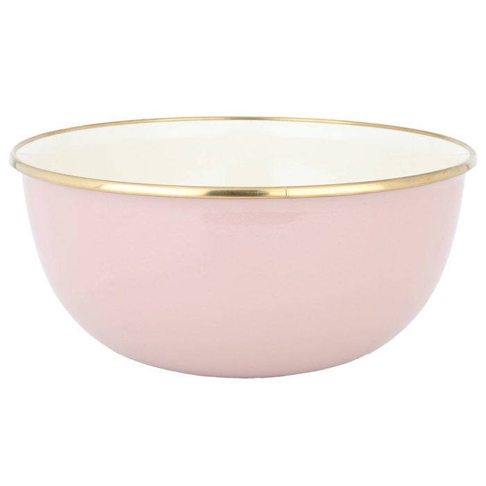 Al Saif Gallery Steel Bowl, 20 cm, with lid, light pink product image 2