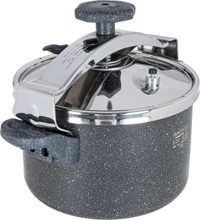 Al Saif Gallery Pressure Cooker, Granite, 5 Liters - Grey product image 2