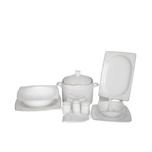 Al Saif Gallery porcelain dining set, 76 pieces - white product image