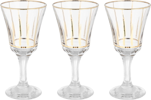 Al Saif Gallery Glass Cups Set, 3 Pieces, 250 Ml - Clear product image