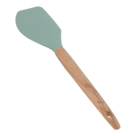 Al Saif Gallery silicone spoon, with wooden handle - green product image 2