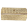 Al Saif Gallery Wooden Box, 26X10X10 Cm - Gold product image 1