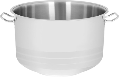 Al Saif Gallery steel pot, 40 x 26 cm, side handles - silver product image 4