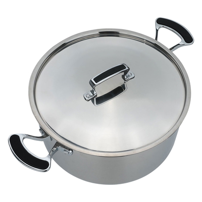 Rocky Al Saif Gallery Steel Pot, 18 cm, with silicone handle - silver product image 4