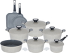 Neoflam coated aluminum cookware set, Korean, 11 pieces - beige product image 1