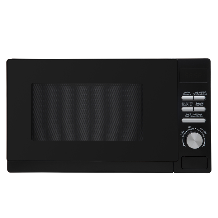 Edison Emw-20Dbxx Microwave Steel, 700 Watts, 20 Liters, Power Level 5, Digital Display, Button Control, Rectangle - Black product image 2