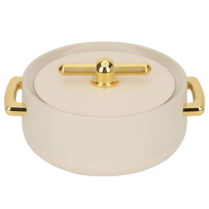 Steel Al Saif Gallery food container, 150 ml, gold-beige handle product image