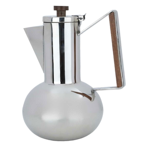 Al Saif Gallery Steel Coffee Pot, 25 cm, Wooden Handle - Silver product image