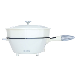 Edison Electric Cooking Pot, 1800 Watt, Digital, 4 L, 6 Functions - White product image