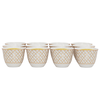 Al Saif Gallery porcelain coffee cup set, 12 pieces - white product image 1