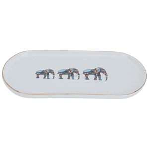 Al Saif Gallery Porcelain Serving Board, 27 cm - White product image