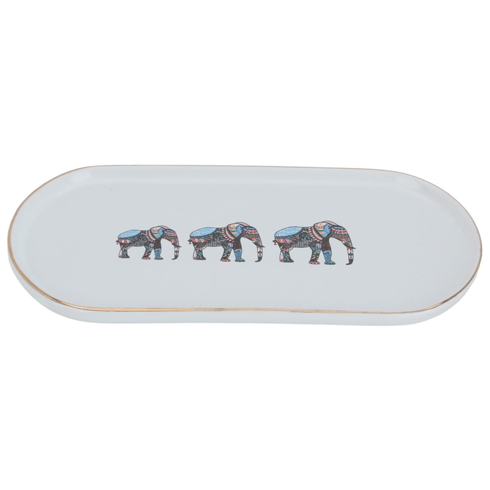 Al Saif Gallery Porcelain Serving Board, 27 cm - White product image 1