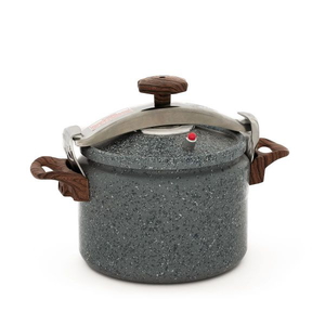 New Tempo Flame Al Saif Gallery Pot, 28 cm, with steel lid - red product image