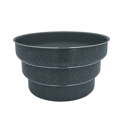 Rocky Granite Trays Set, 26/30/34 cm, Round, 3 Pieces - Gray product image 1